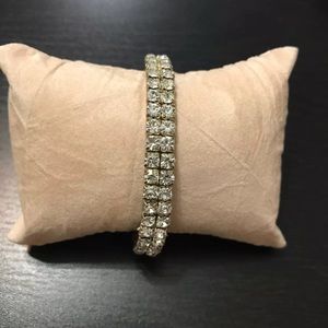 Sparkling Small Silver Cuff Bracelet